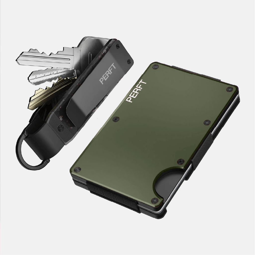 MILITARY OLIVE + PORTACHIAVI