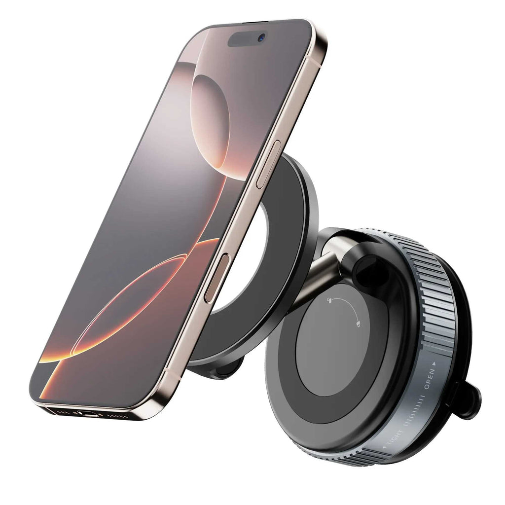 Supporto magnetico PERFT per telefono universale regolabile 360° con ventosa a vuoto + Penna Touch Universale™ PERFT